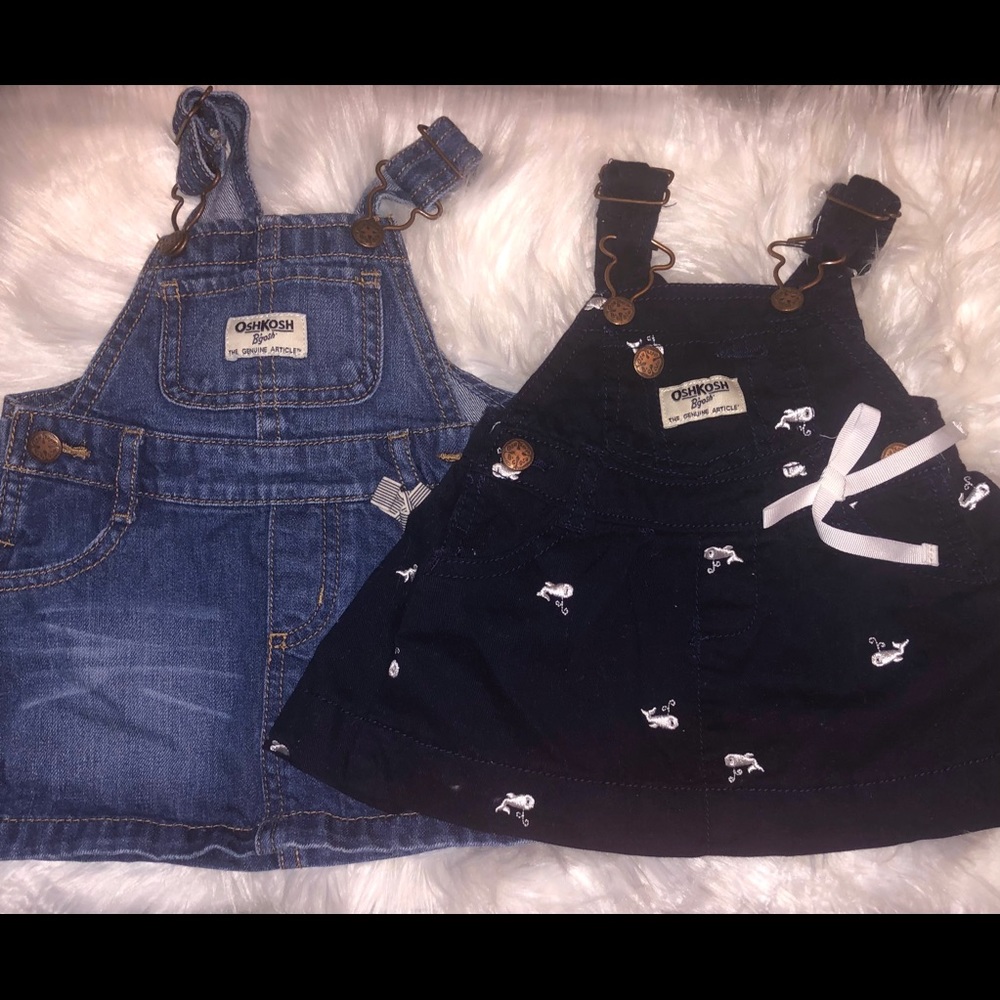 2-For-1 Bundle Deal OshKosh B’gosh Overall Dresses